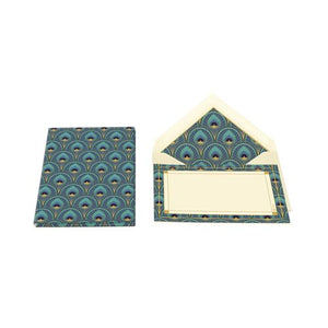 San Lorenzo Art Deco Peacock Card - Portfolio Small (10ct.)