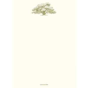 Alexa Pulitzer Oak Tree Note Card with Plain Envelope