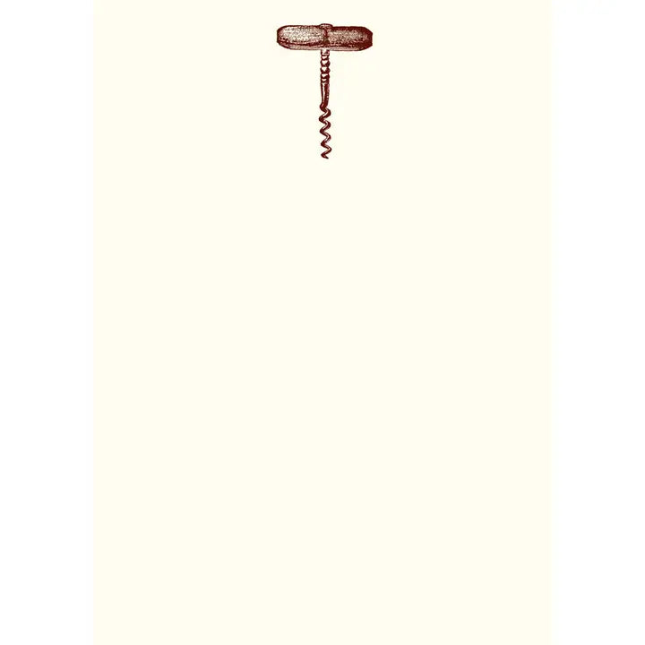 Alexa Pulitzer Wine Screw Note Card with Plain Envelope