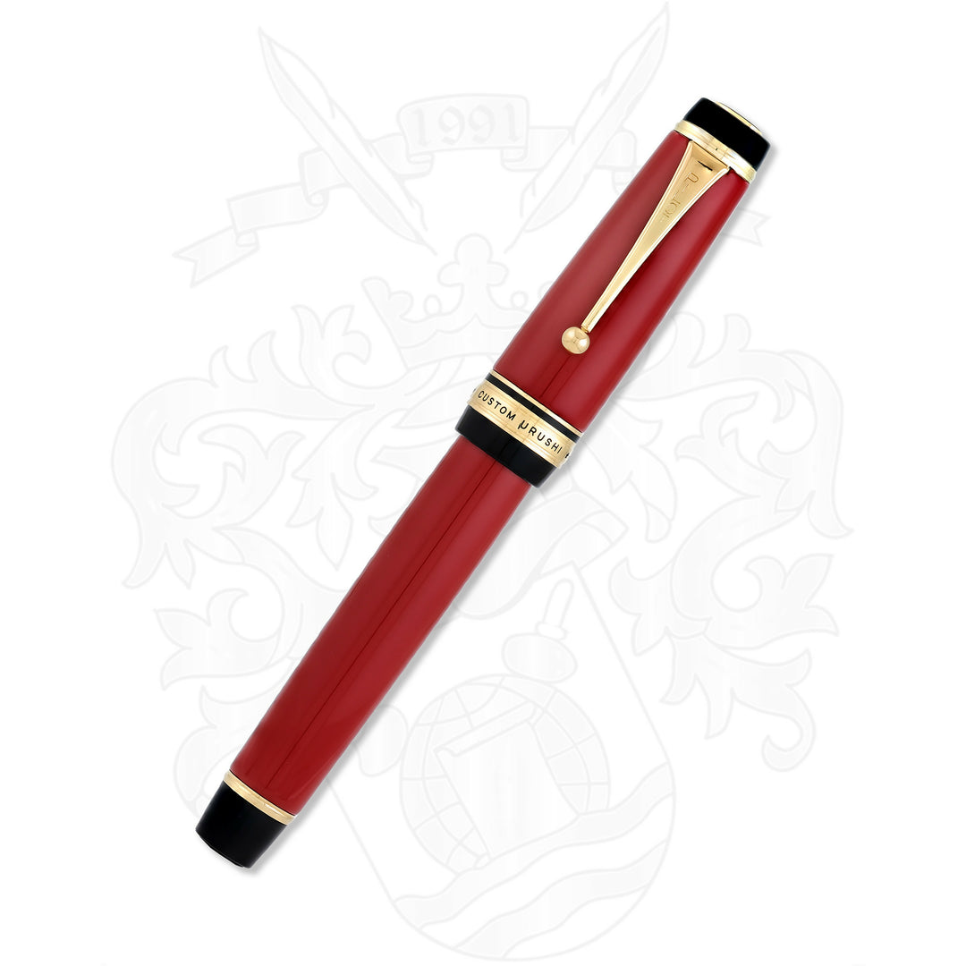 Pilot Custom Urushi Foutain Pen - Vermillion