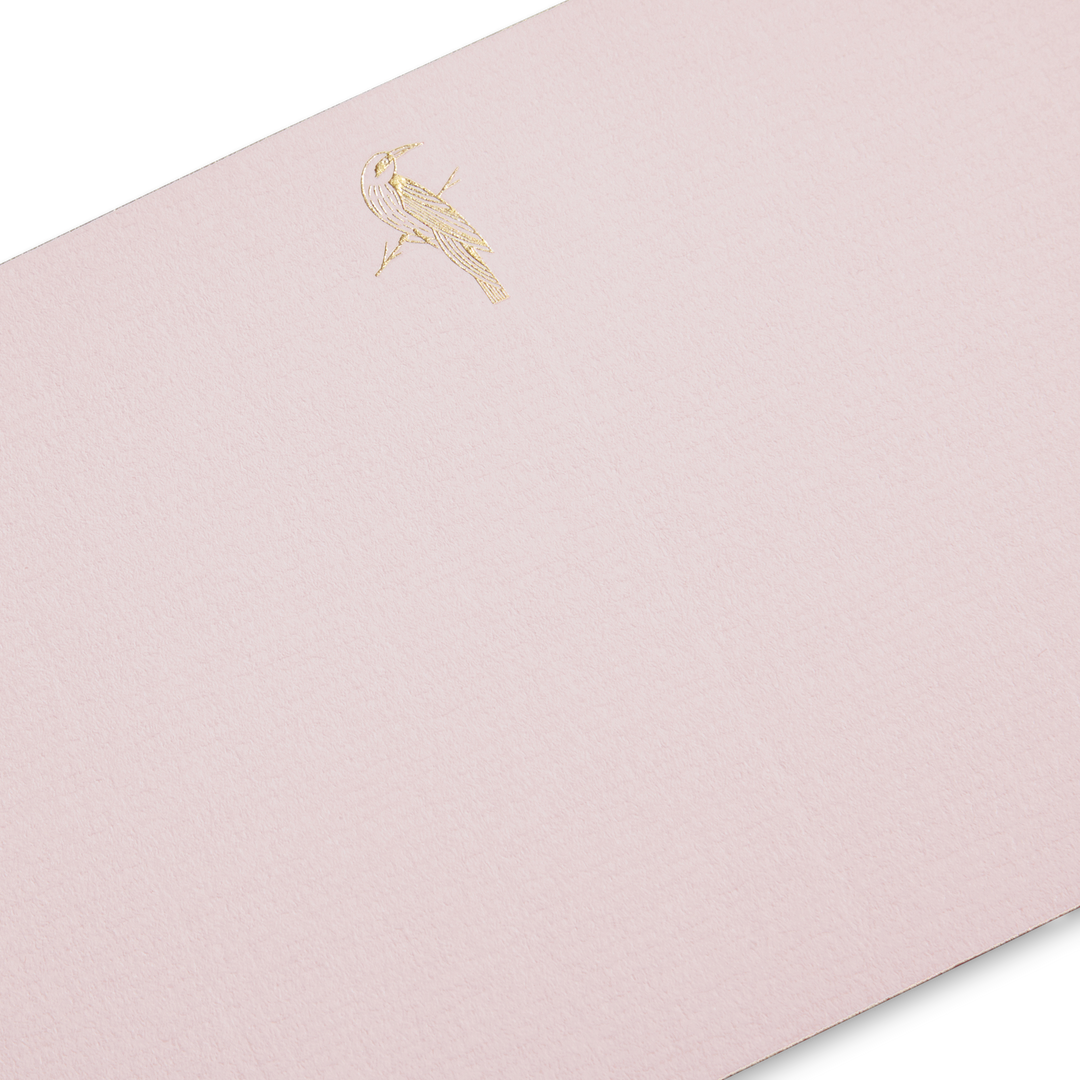 Smythson Bird Motif Correspondence Cards detail