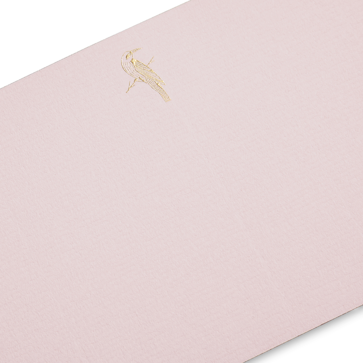 Smythson Bird Motif Correspondence Cards detail