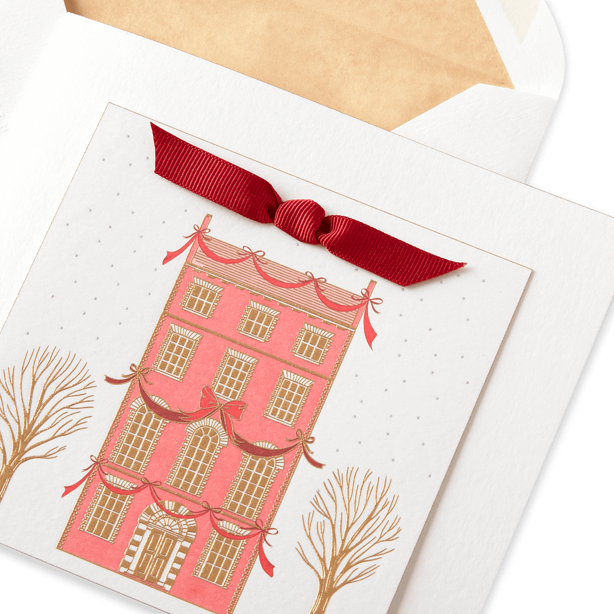 Smythson House Christmas Card envelope