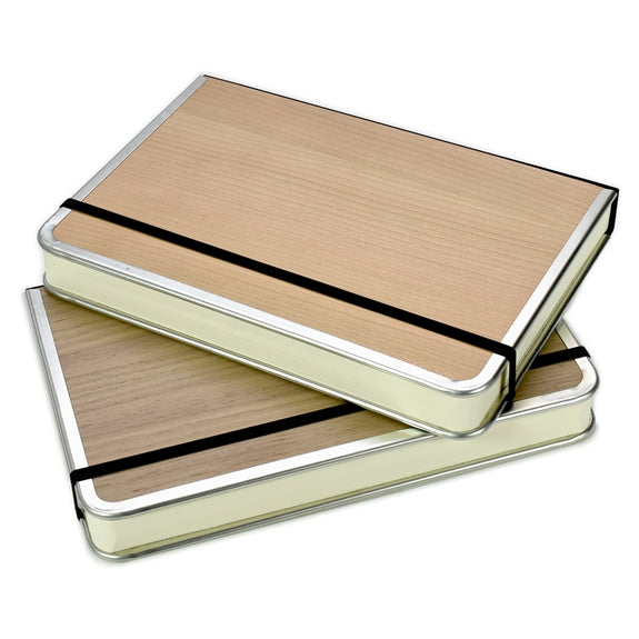 Bindewerk Basic Wood Metal Edge Books A5