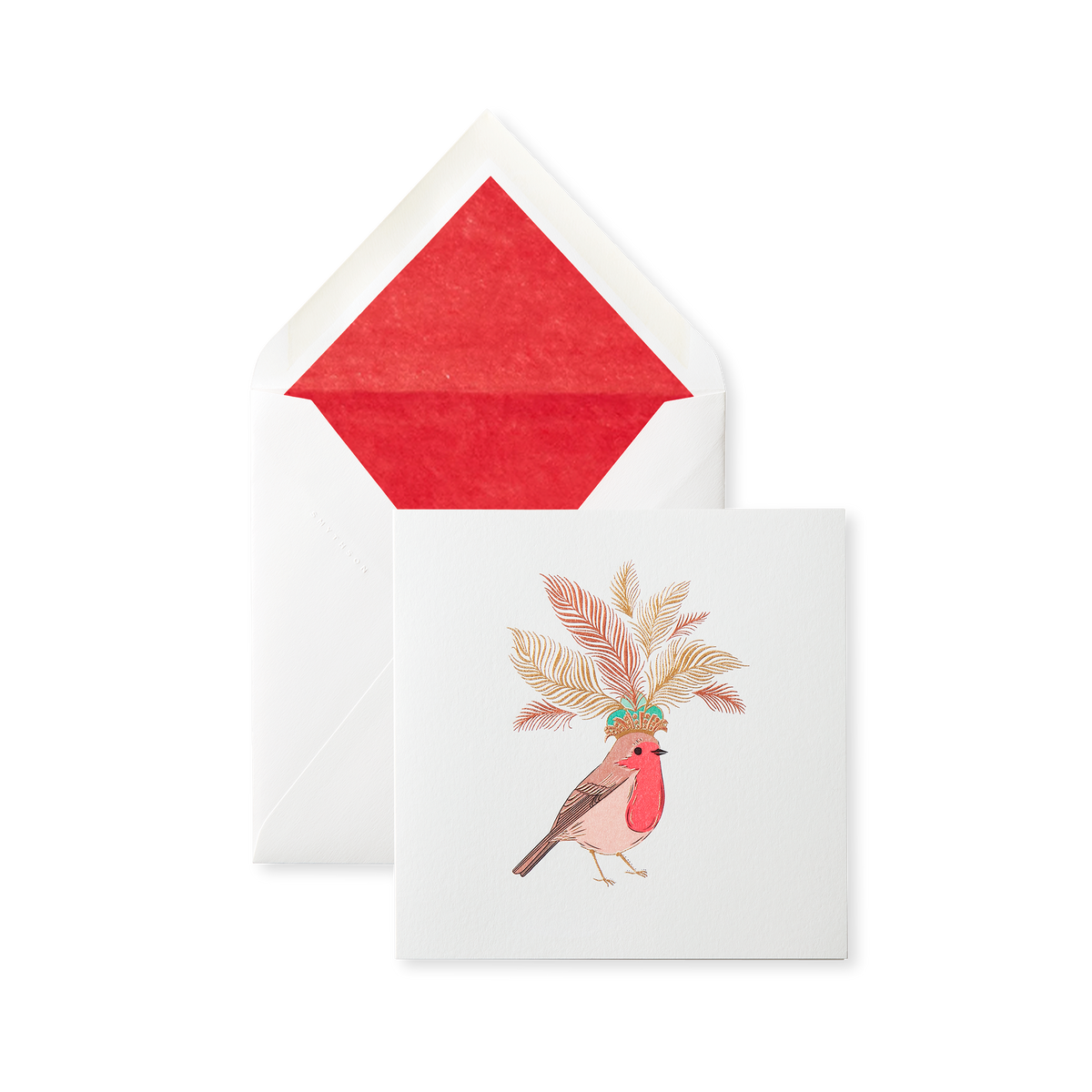 Smythson Christmas Robin Card Set