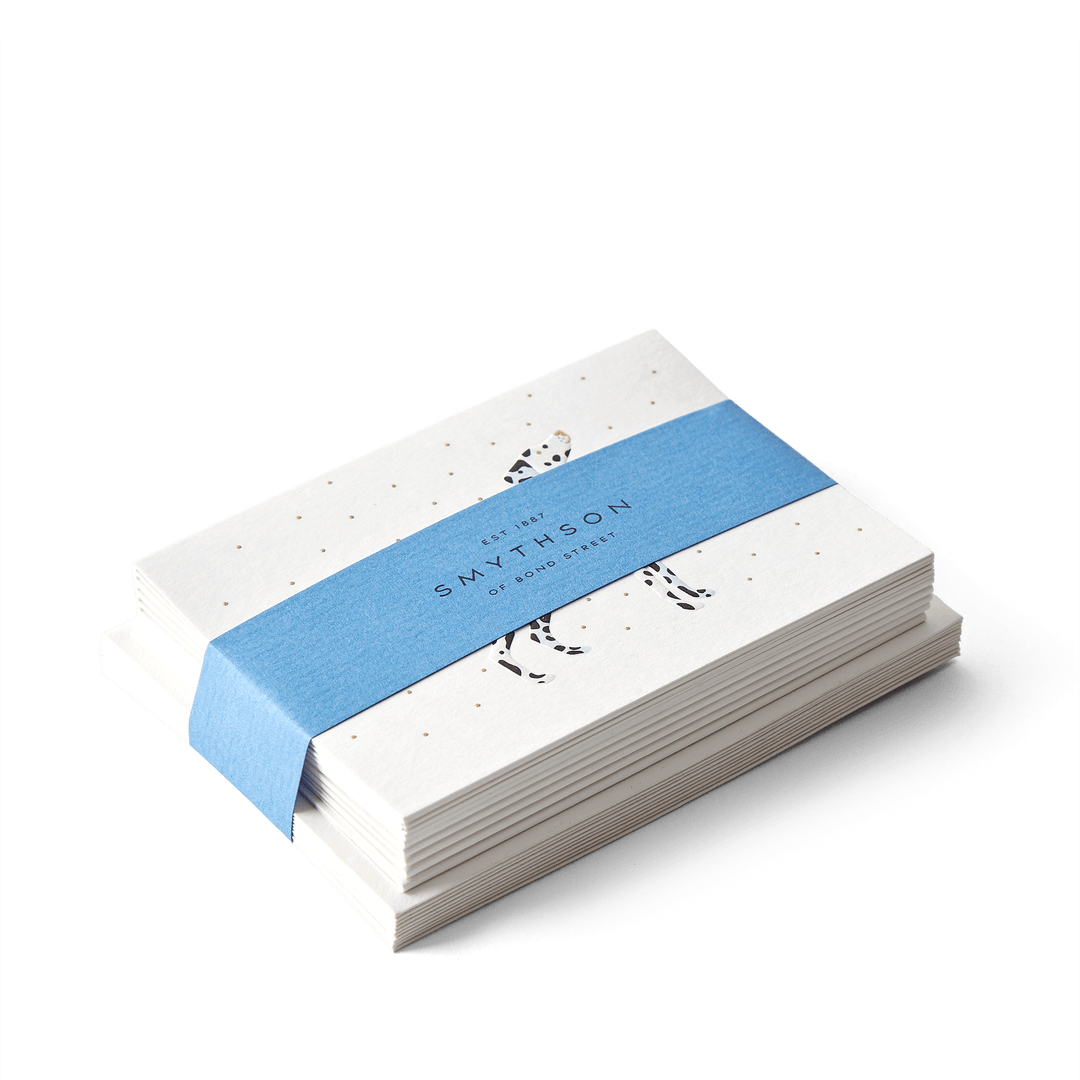 Smythson Dalmatian Christmas Gift Card Set envelope