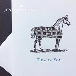 Jonathan Wright and Company -Equestrian Boxed Notecards 4.25" x  5.5" (6ct)