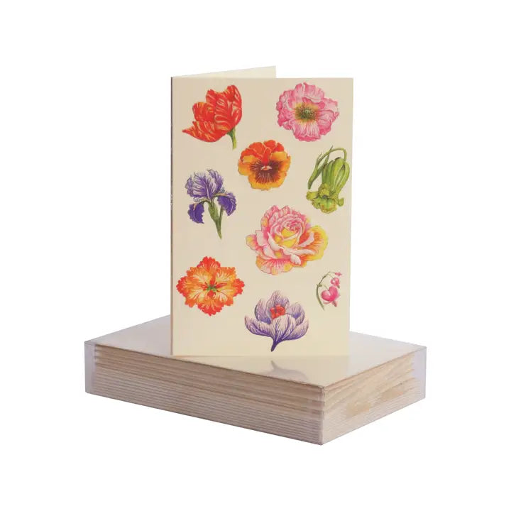 Paula Skene Floral Pattern Mini Note Cards &amp; Envelopes