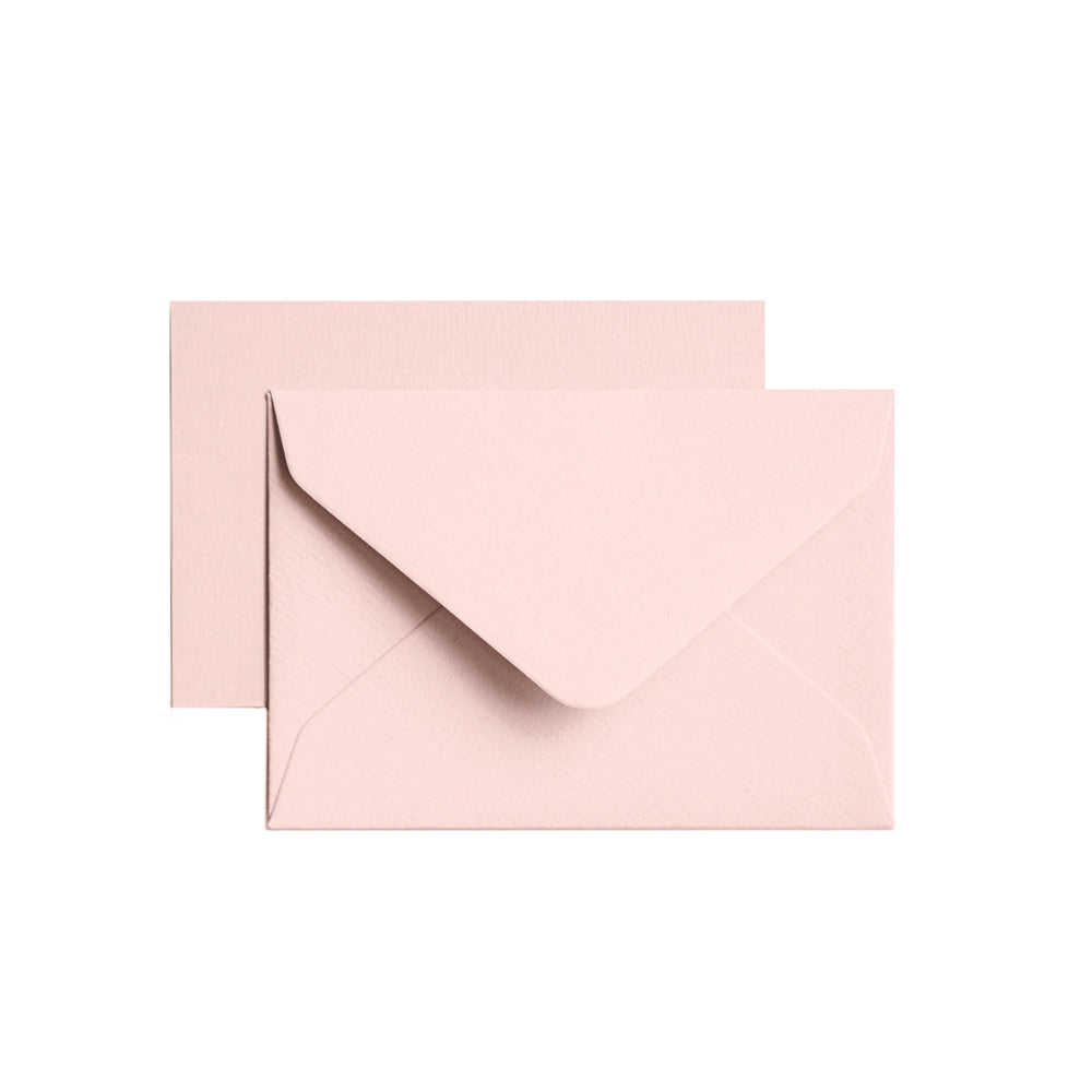 Classic Laid Plain Edge Small Note Card Silver Box (25ct) - 2.5x3.75" | Original Crown Mill