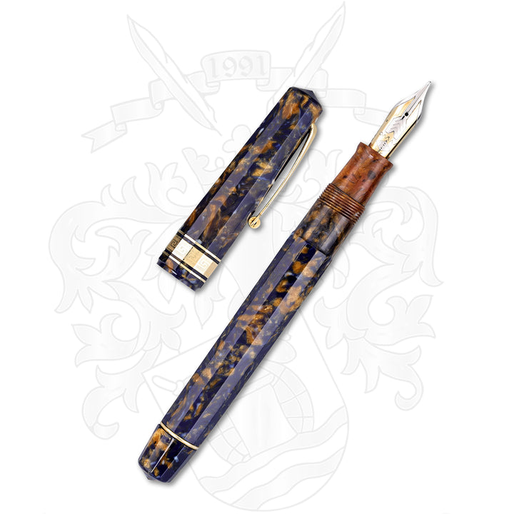 OMAS Paragon Blue Saffron Fountain Pen