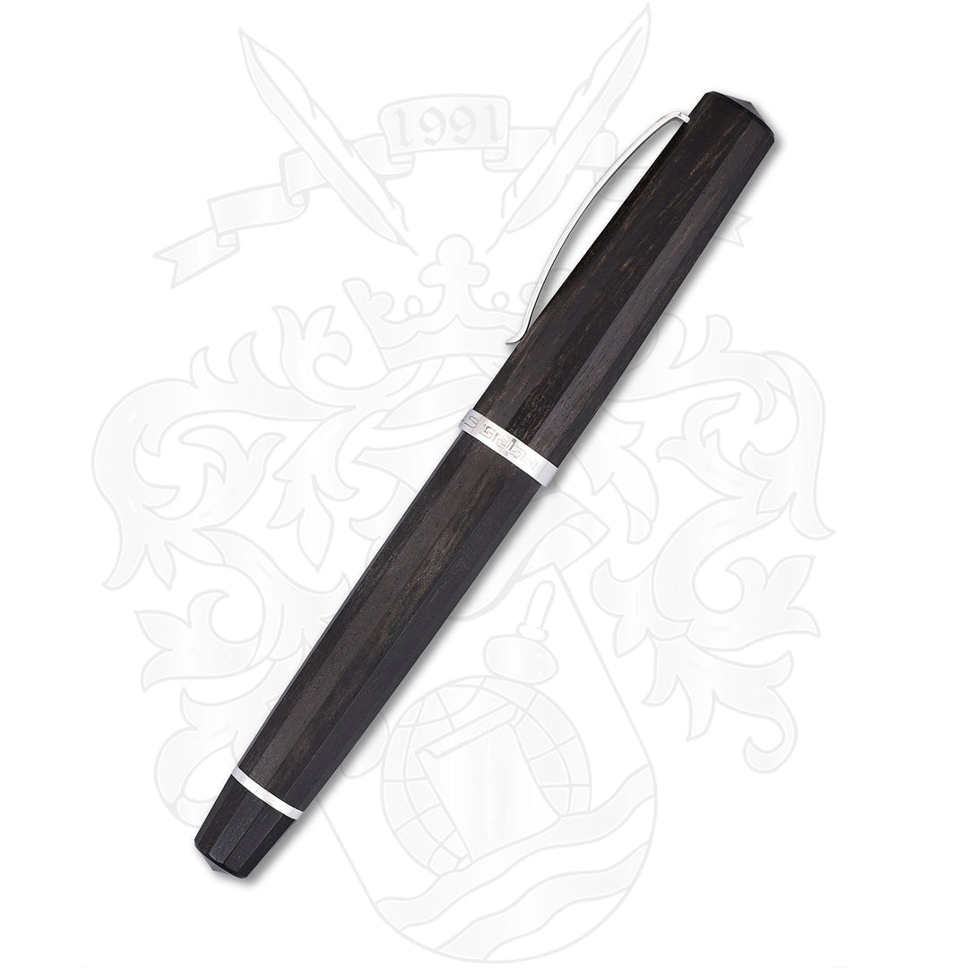 OMAS Arte Italiana Art Deco Wood Fountain Pen