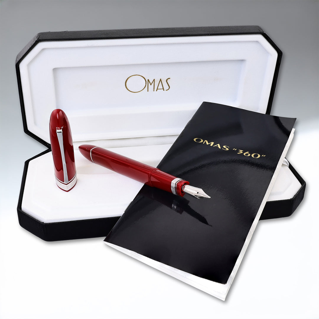 OMAS 360 Cranberry Red Fountain Pen