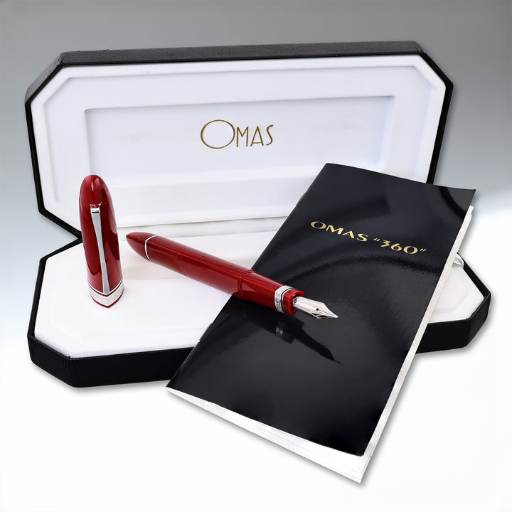 OMAS 360 Cranberry Red Fountain Pen
