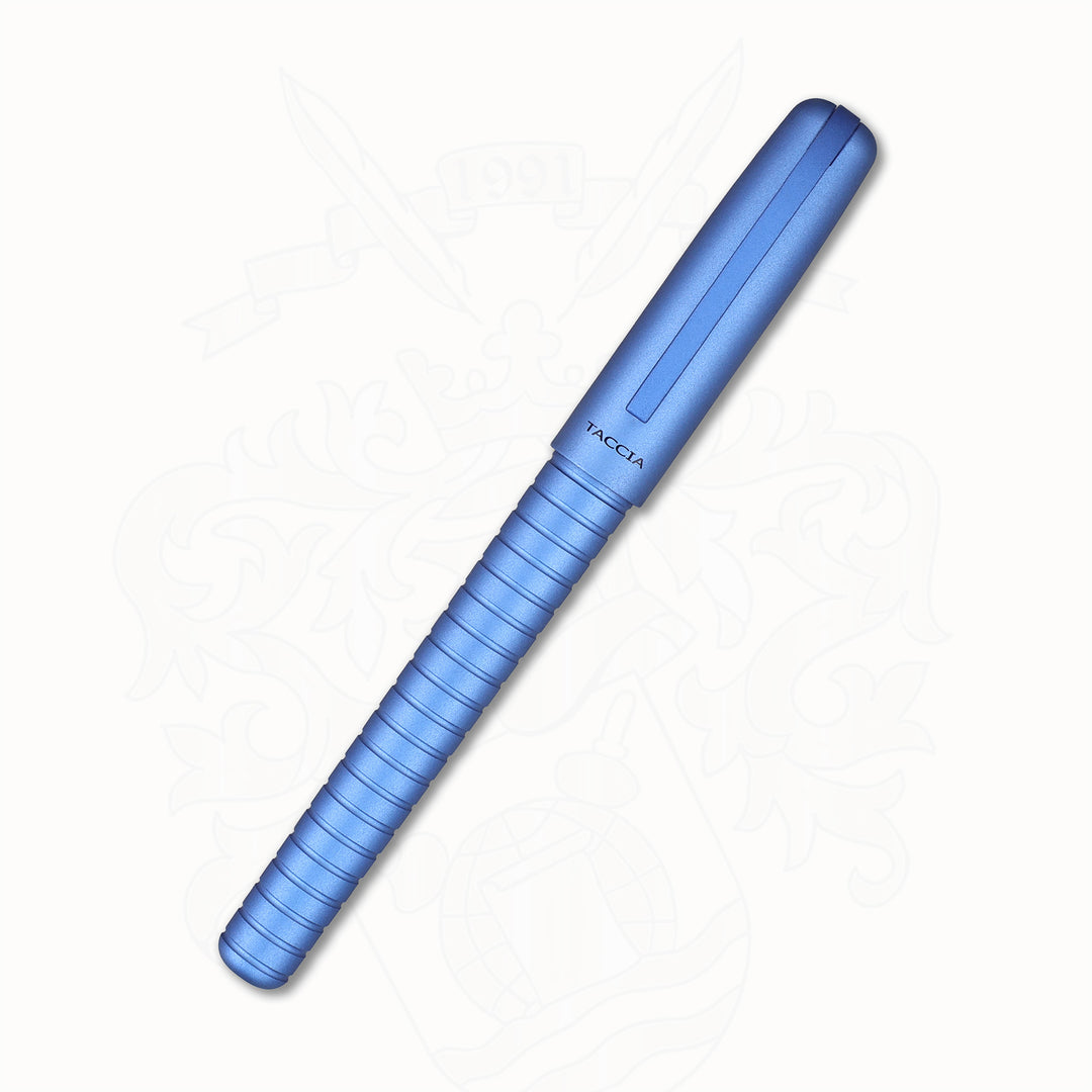Taccia Pinnacle Fountain Pen TPN-149F-AB – Aero Blue, Stainless Steel Music Nib