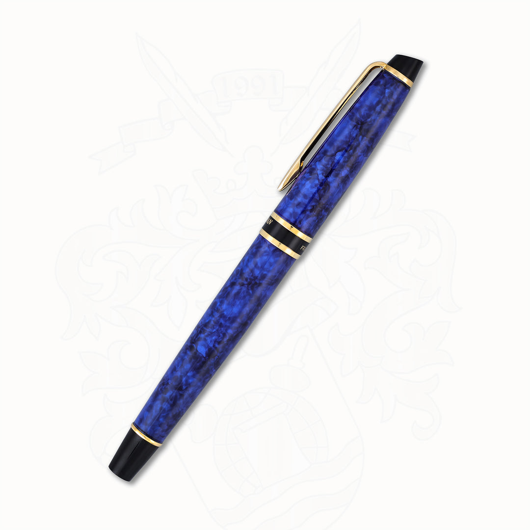 Waterman Expert II Fountain Pen - Blue Marble Lacquer