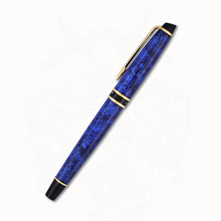 Waterman Expert II Fountain Pen - Blue Marble Lacquer