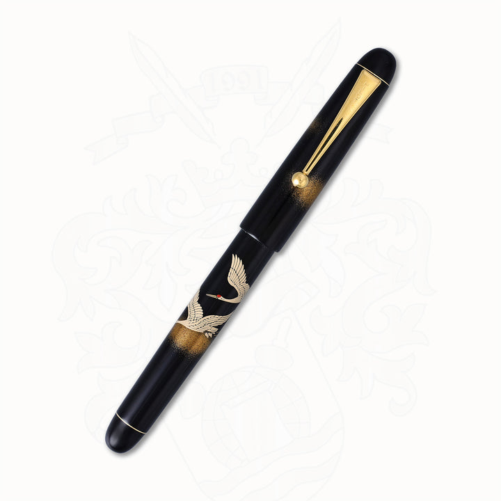 Pilot Togidashi Hira Maki-E Double Crane Fountain Pen