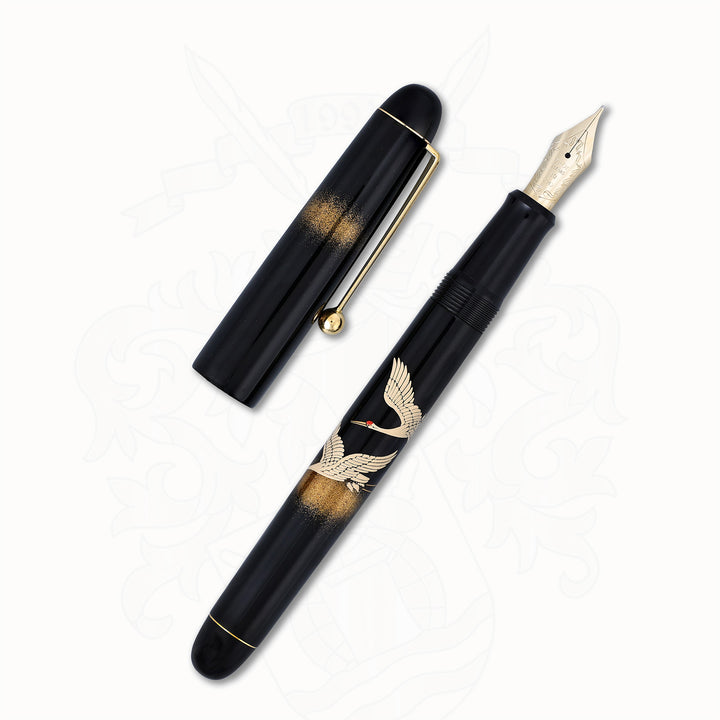 Pilot Togidashi Hira Maki-E Double Crane Fountain Pen