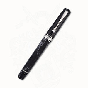 OMAS Dama 555F Pearl Grey Celluloid with HT