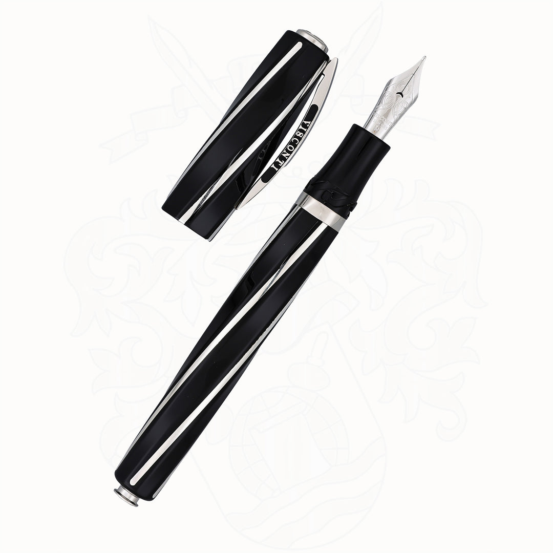 Visconti Divina Elegance Black Oversized Fountain Pen