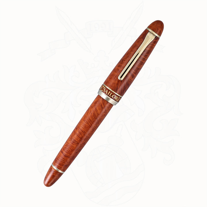 Sailor 1911 Profit 80th Anniversary Briarwood 21K Gold Fountain Pen