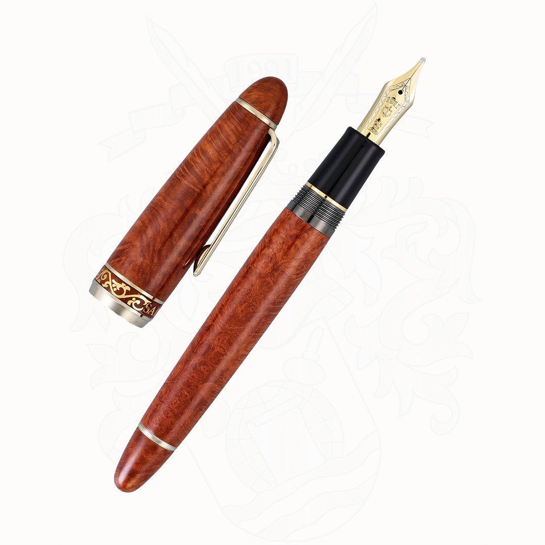 Sailor 1911 Profit 80th Anniversary Briarwood 21K Gold Fountain Pen