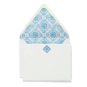 TILE - Letterpress Flat Notecard  4.25” x 5.5”  (6ct)