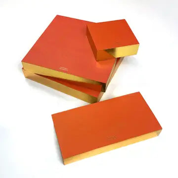 W co. Notepad with Gold Edging -Medium Long (4.4” x 8.75")