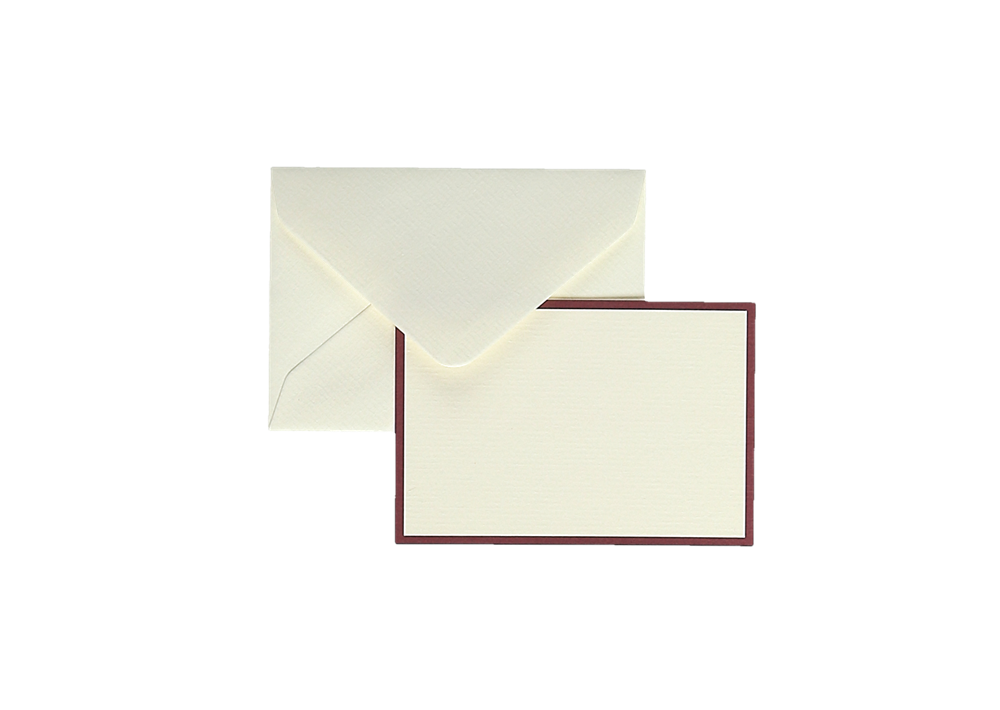 Bi-Color Small Note Cards Box (25ct) | Original Crown Mill