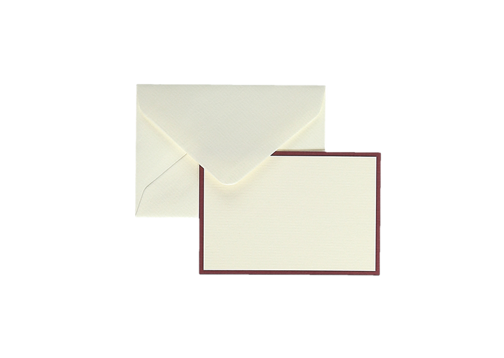 Bi-Color Small Note Cards Box (25ct) | Original Crown Mill