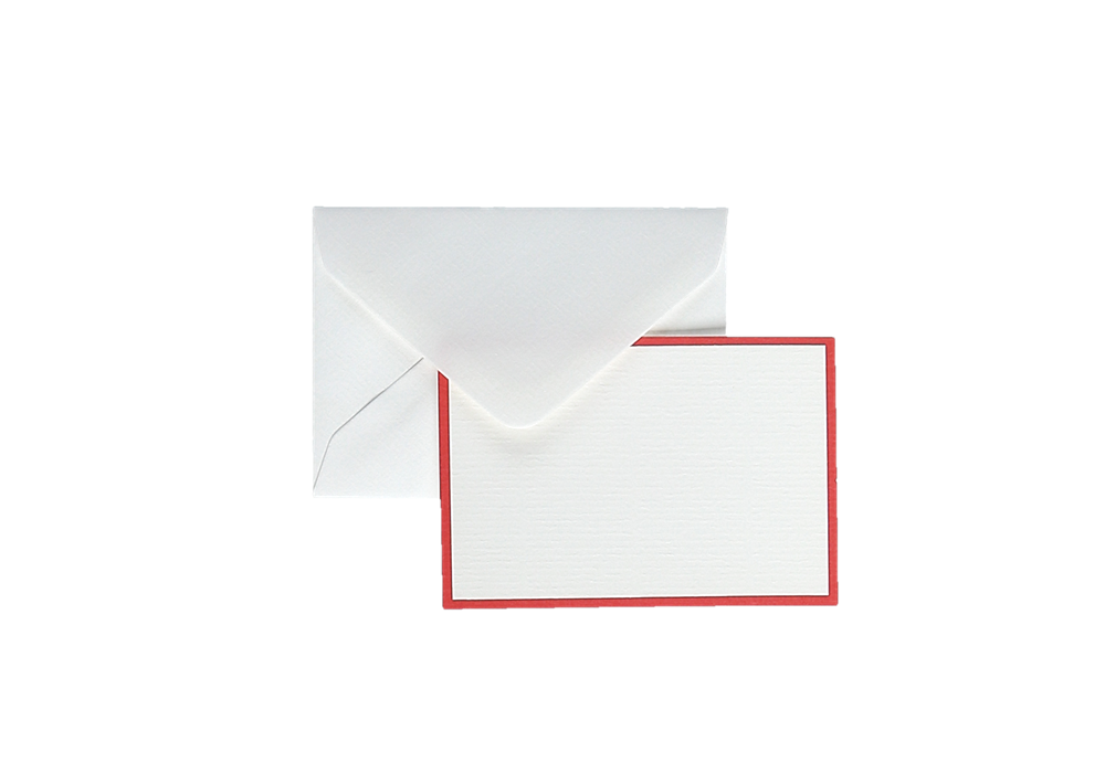 Bi-Color Small Note Cards Box (25ct) | Original Crown Mill