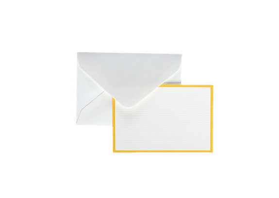 Bi-Color Small Note Cards Box (25ct) | Original Crown Mill