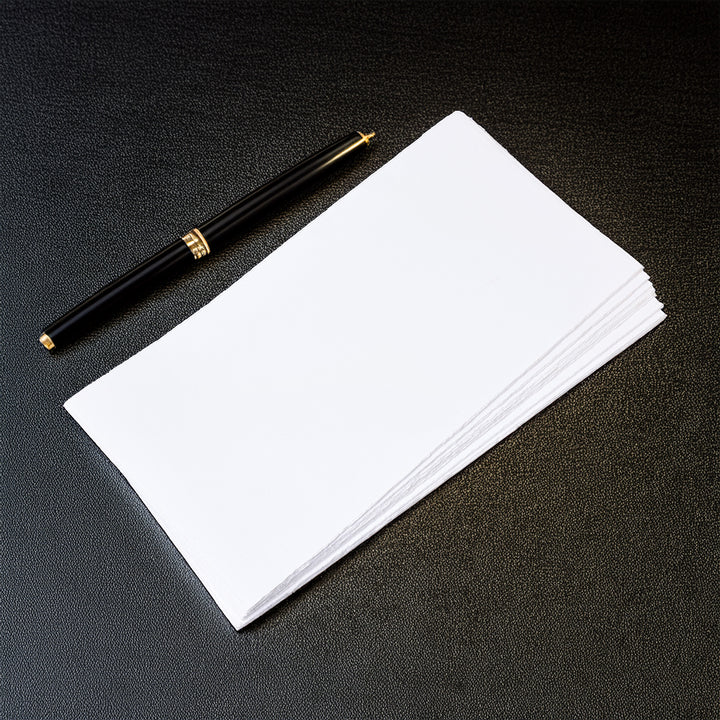 Classic Deckled Edge Flat Note Card (25ct) | Original Crown Mill