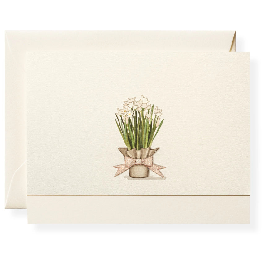 Karen Adams - Flourish Notecard Box 5.5" x 4.25" (8ct. Folded Cards &amp; Envelopes)
