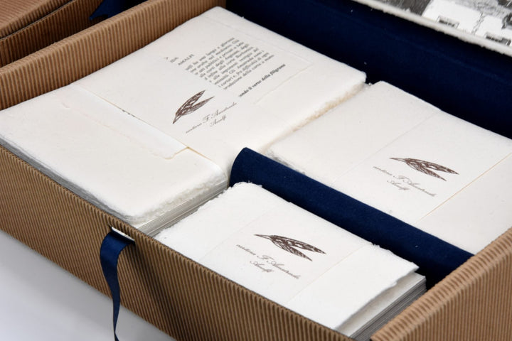 Amalfi Paper Velvet De-Luxe Box Mixed Stationery Sets | AMATRUDA ITALY