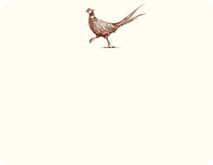 Alexa Pulitzer Pheasant Strut Note Card with Plain Envelope