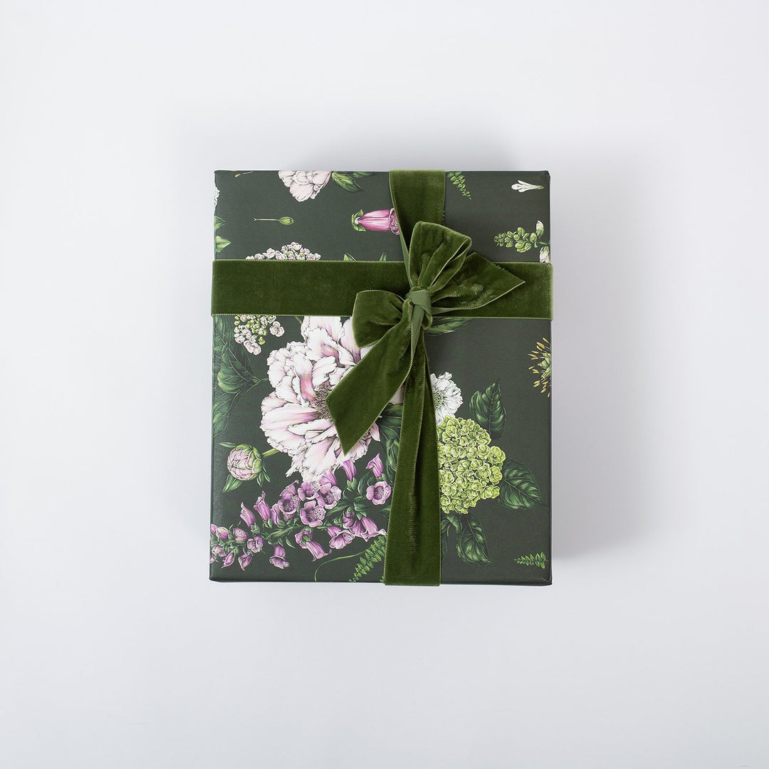 Catherine Lewis Summer Garden - Dark Green Gift Wrapping Paper (2 Sheets)