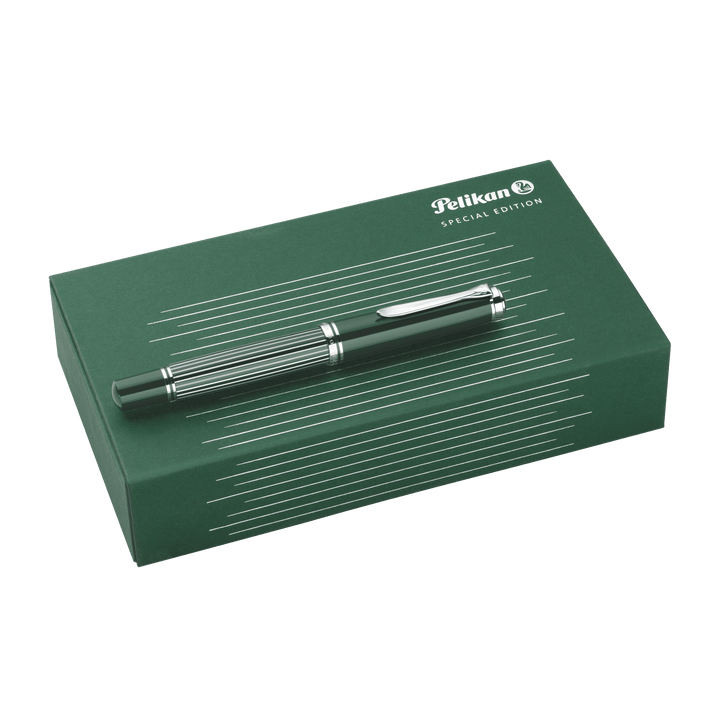 Pelikan Souverän M815 Metal Striped Green