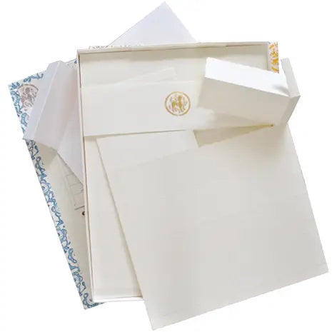 Rossi 1931 Italian Stationery Deckled Edge Flat Card