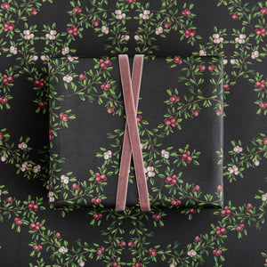 Catherine Lewis Merry Nouveau - Navy Gift Wrapping Paper (2 Sheets)