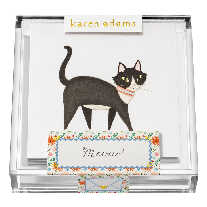 Karen Adams Meow Gift Enclosures Cards &amp; Envelopes (6ct.)