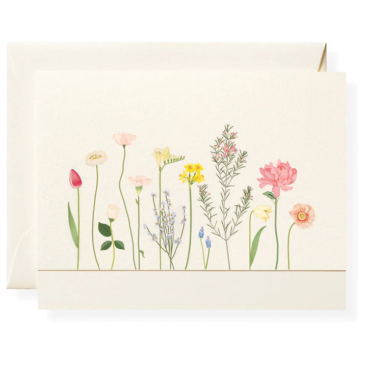 Karen Adams - In The Garden Notecard Box 5.5" x 4.25" (8ct. Folded Cards &amp; Envelopes)