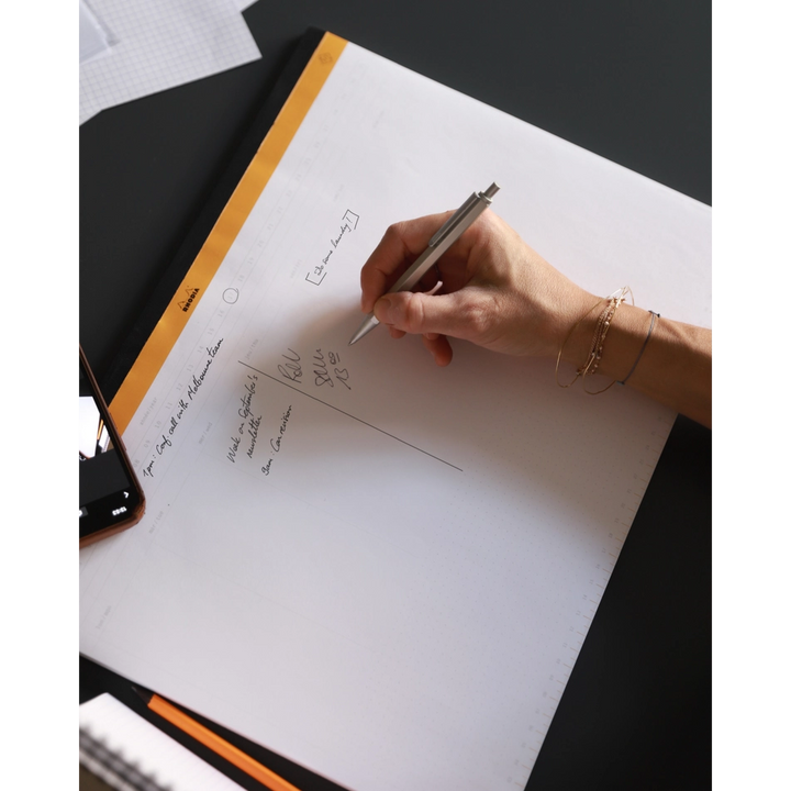 Rhodia Undated Weekly Desk Pad - 11 3/8" x 8 3/4"