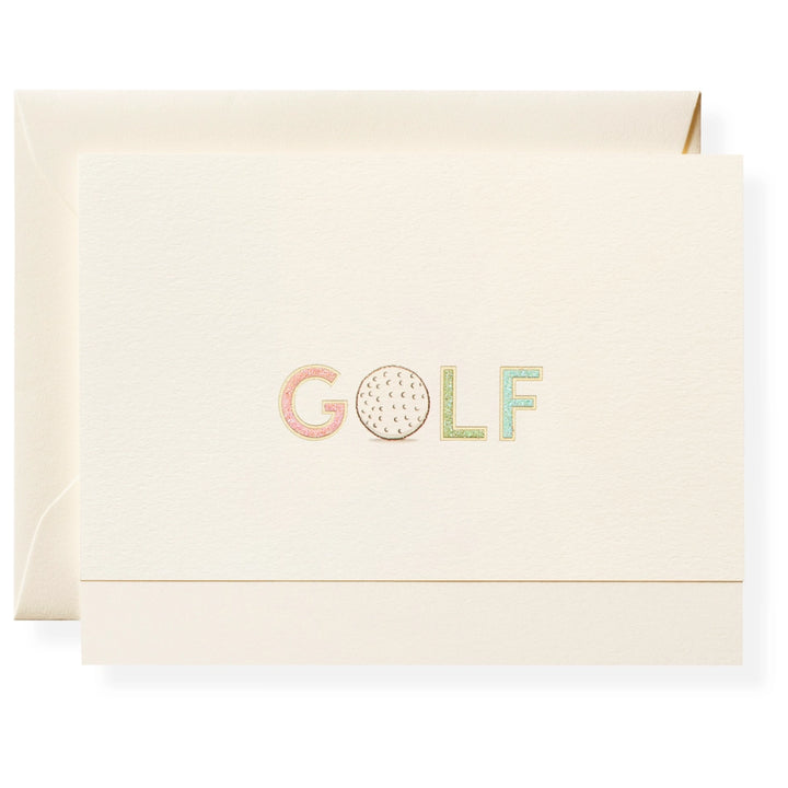 Karen Adams - Golf Notecard Box 5.5" x 4.25" (8ct. Folded Cards &amp; Envelopes)