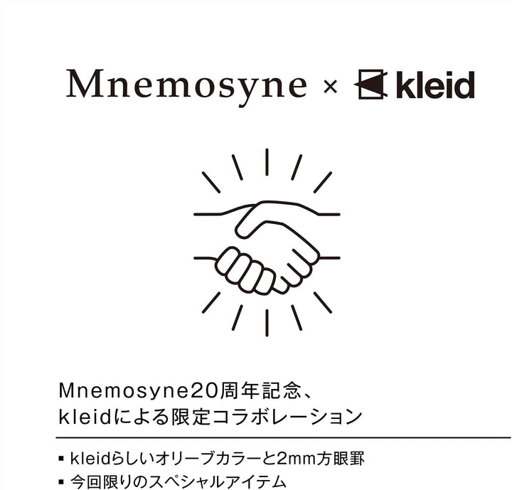 Mnemosyne x Kleid A6 Grid Notebook