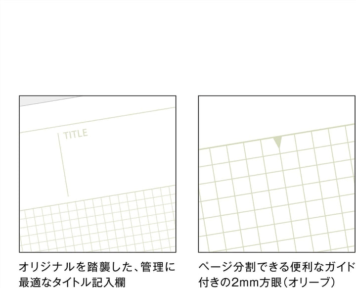 Mnemosyne x Kleid A6 Grid Notebook