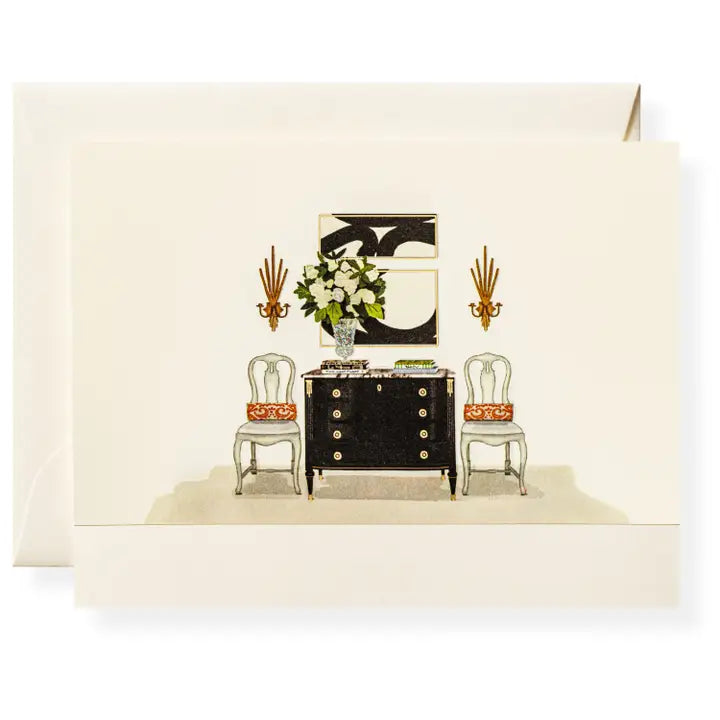 Karen Adams - Dolce Vita Note Card Box 5.5" x 4.25" (8ct. Folded Cards &amp; Envelopes)