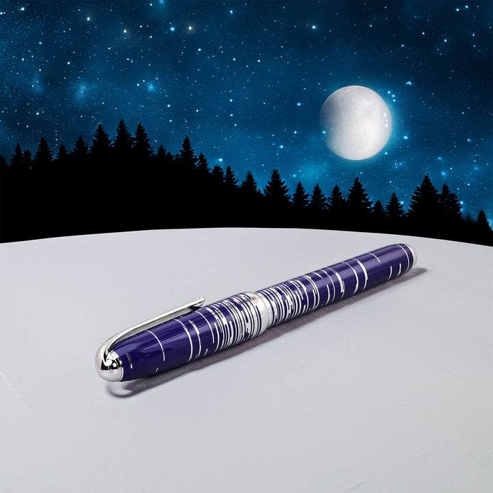 Cartier Constellation Blue Lacquer Fountain Pen