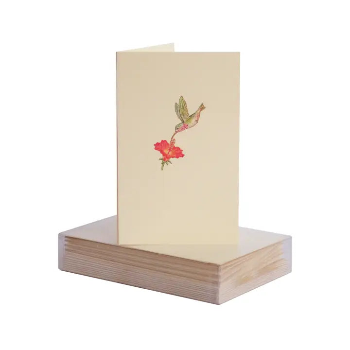Paula Skene Hummingbird Mini Note Cards &amp; Envelopes