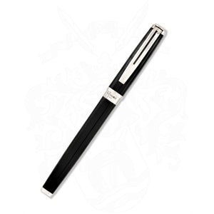 Waterman Exception Slim Black With Silver Trim Fountain Pen